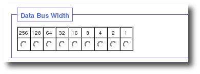 Data bus width